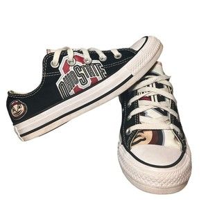 Converse Ohio State Buckeyes Black  M9166 Unisex Men’s 4 Women’s 6